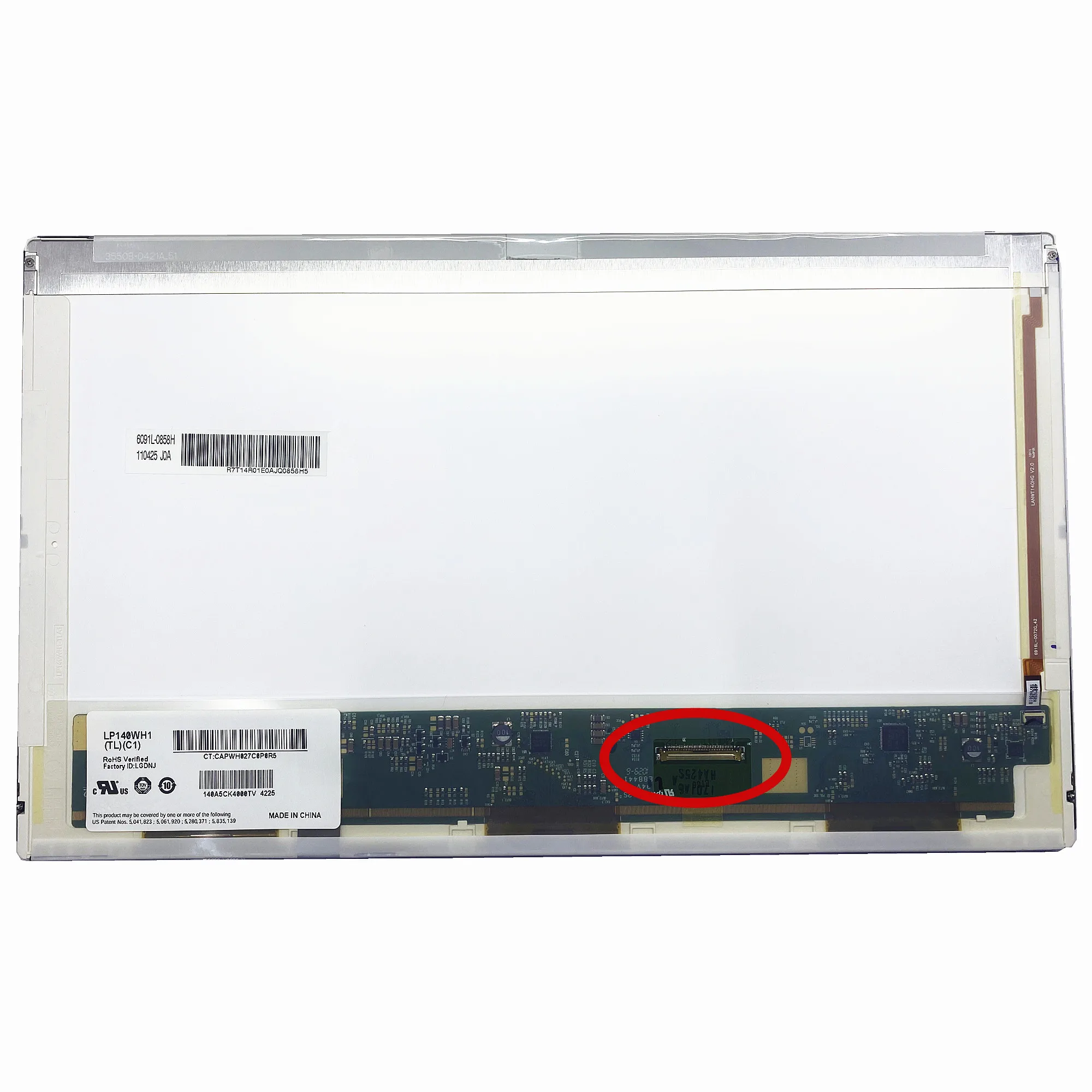LP140WH1-TLC1 LP140WH1 TLC1 14 0 ''ЖК-экран для ноутбука 1366*768 LVDS 40-контактный правый