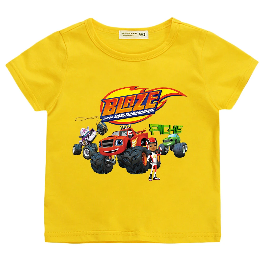 Blaze Tshirt 100% Cotton The Monster Machines Cartoon Kids T-Shirts for Girl Baby Boys Clothes Cool Summer T Shirt Children Tops
Blaze Tshirt 100% Cotton The Monster Machines Cartoon Kids T-Shirts for Girl Baby Boys Clothes Cool Summer T Shirt Children Tops