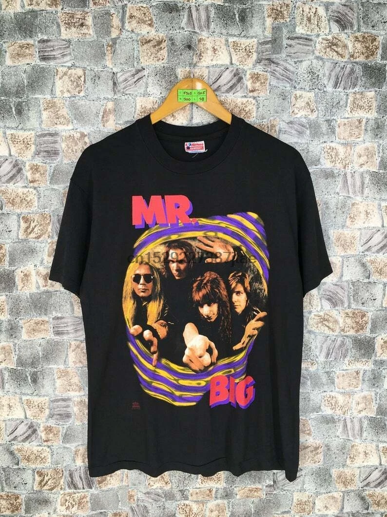 2022 Vintage MR BIG Band Alive And Kickin Black T-shirt All Size S to 3XL WM545
2022 Vintage MR BIG Band Alive And Kickin Black T-shirt All Size S to 3XL WM545