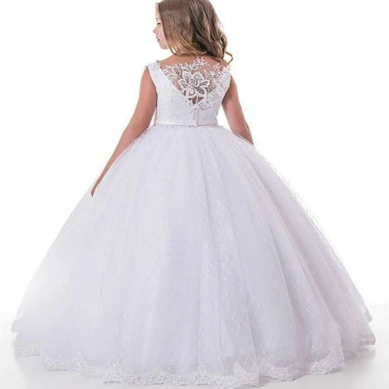 White Flower Girl Dresses for Wedding 2020 Lace Girls Pageant Gown Kids First Communion Princess Dresses Vestidos Para Ninas
White Flower Girl Dresses for Wedding 2020 Lace Girls Pageant Gown Kids First Communion Princess Dresses Vestidos Para Ninas