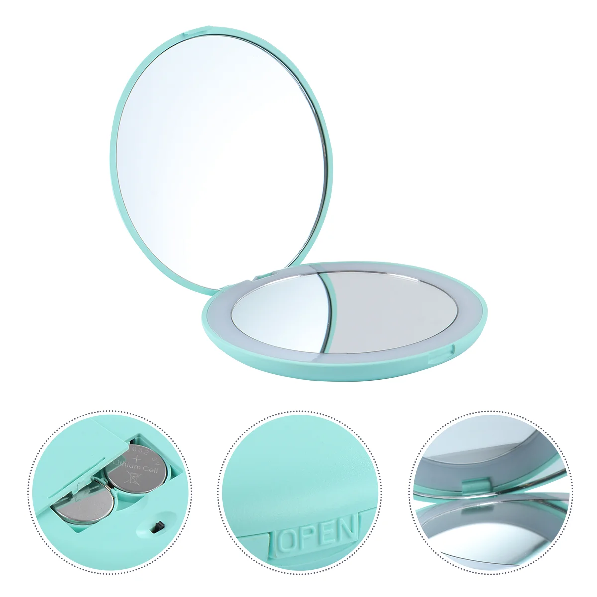 Small Pocket Mirror 10 Times Magnifying Makeup Mirror Glass Looking LED Mini Magnification Tool Travel
Small Pocket Mirror 10 Times Magnifying Makeup Mirror Glass Looking LED Mini Magnification Tool Travel