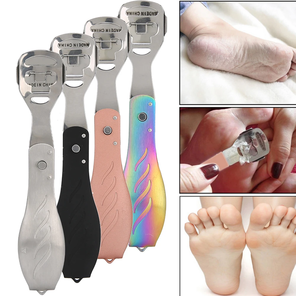 4 Colors Portable Callus Remover Planer Stain Steel Foot Rasp Dead Skin Cuticle Pedicure Scrubber Stainless Steel Foot Care Tool
4 Colors Portable Callus Remover Planer Stain Steel Foot Rasp Dead Skin Cuticle Pedicure Scrubber Stainless Steel Foot Care Tool