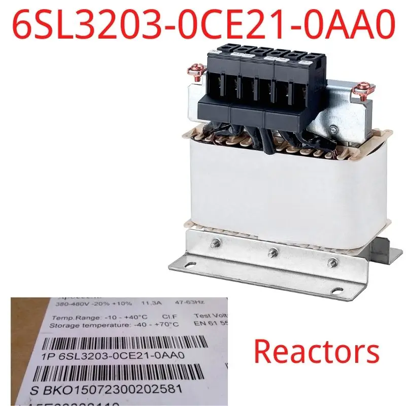 6SL3203-0CE21-0AA0 Brand New SINAMICS reactor 380-480V 3AC 47-63Hz I_LN=11.3 A Stand-alone
6SL3203-0CE21-0AA0 Brand New SINAMICS reactor 380-480V 3AC 47-63Hz I_LN=11.3 A Stand-alone