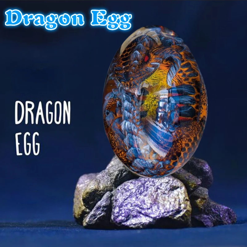 Transparent Dragon Egg Lava Dinosaur Resin Embryo Egg Gift Ornamental Collection Souvenir Figures Sculpture Fire Dragon Wyvern
Transparent Dragon Egg Lava Dinosaur Resin Embryo Egg Gift Ornamental Collection Souvenir Figures Sculpture Fire Dragon Wyvern