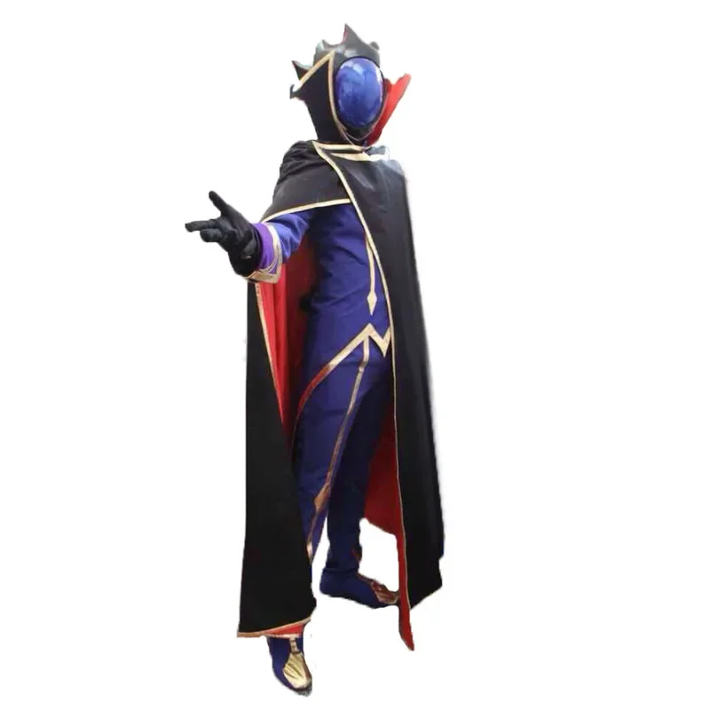 

Code Geass Cosplay Lelouch of the Rebellion Zero Cosplay Purple Mens Code Geass Cosplay Costume 11