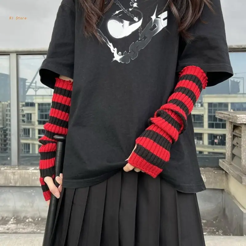 Long Fingerless Knit Gloves Winter Warm Over Elbow Thumb Hole Mittens Knitted Arm Leg Warmer for Women Teen Girls
Long Fingerless Knit Gloves Winter Warm Over Elbow Thumb Hole Mittens Knitted Arm Leg Warmer for Women Teen Girls