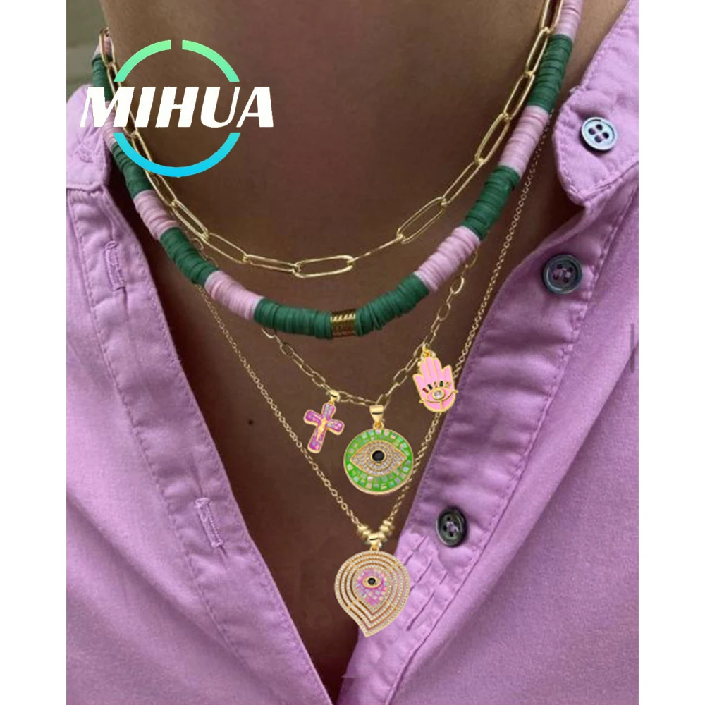 HUAMI New Cross Jesus Round Water Drop Türkiye Evil Blue Eye Hand Pendant DIY Necklace Earring Accessories Jewelry Production
HUAMI New Cross Jesus Round Water Drop Türkiye Evil Blue Eye Hand Pendant DIY Necklace Earring Accessories Jewelry Production