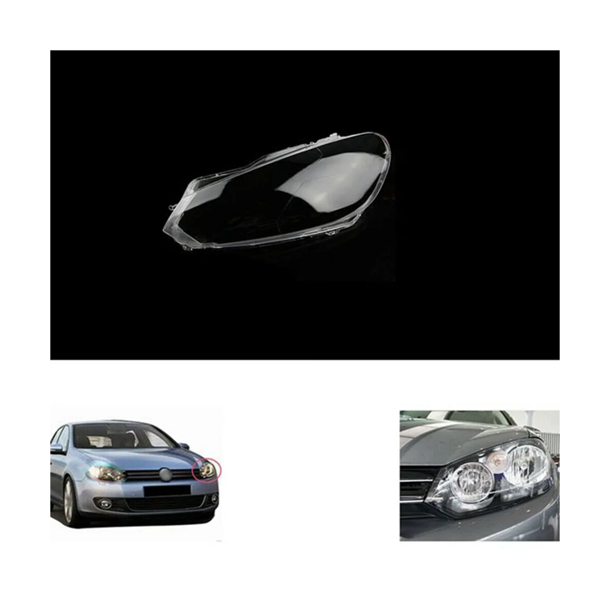 Car Right Headlight Cover Head Light Lamp Shade Transparent Lampshade Lamp Shell Dust Cover for VW Golf 6 MK6 2010-2014
Car Right Headlight Cover Head Light Lamp Shade Transparent Lampshade Lamp Shell Dust Cover for VW Golf 6 MK6 2010-2014