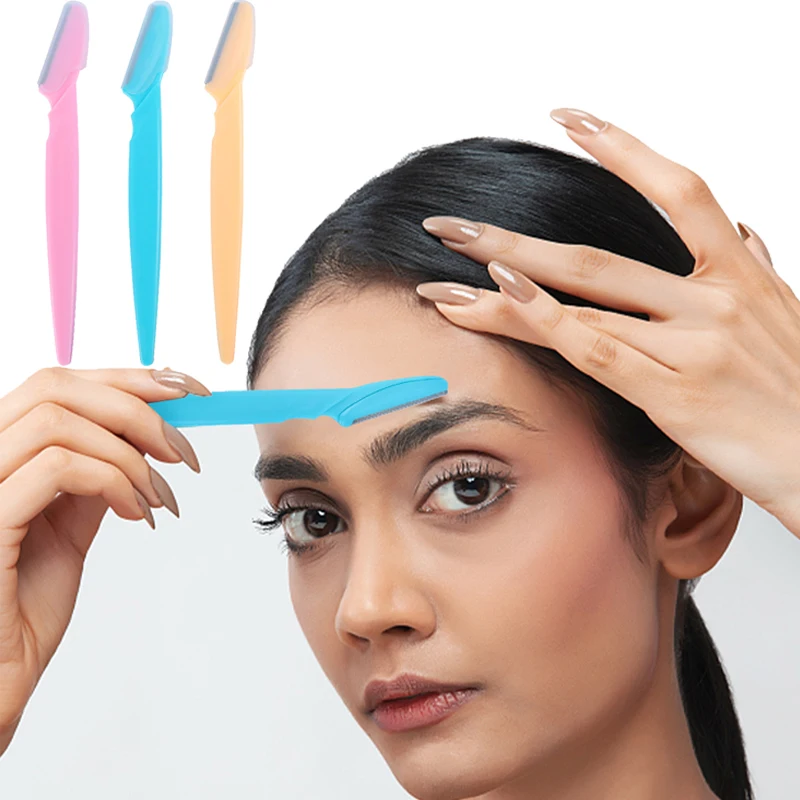 1/6Pcs Eyebrow Razor Eyebrow Trimmer Facial Hair Remover Set Professional Brow Shaping Blades Shaver for Women Makeup Cosmetic
1/6Pcs Eyebrow Razor Eyebrow Trimmer Facial Hair Remover Set Professional Brow Shaping Blades Shaver for Women Makeup Cosmetic