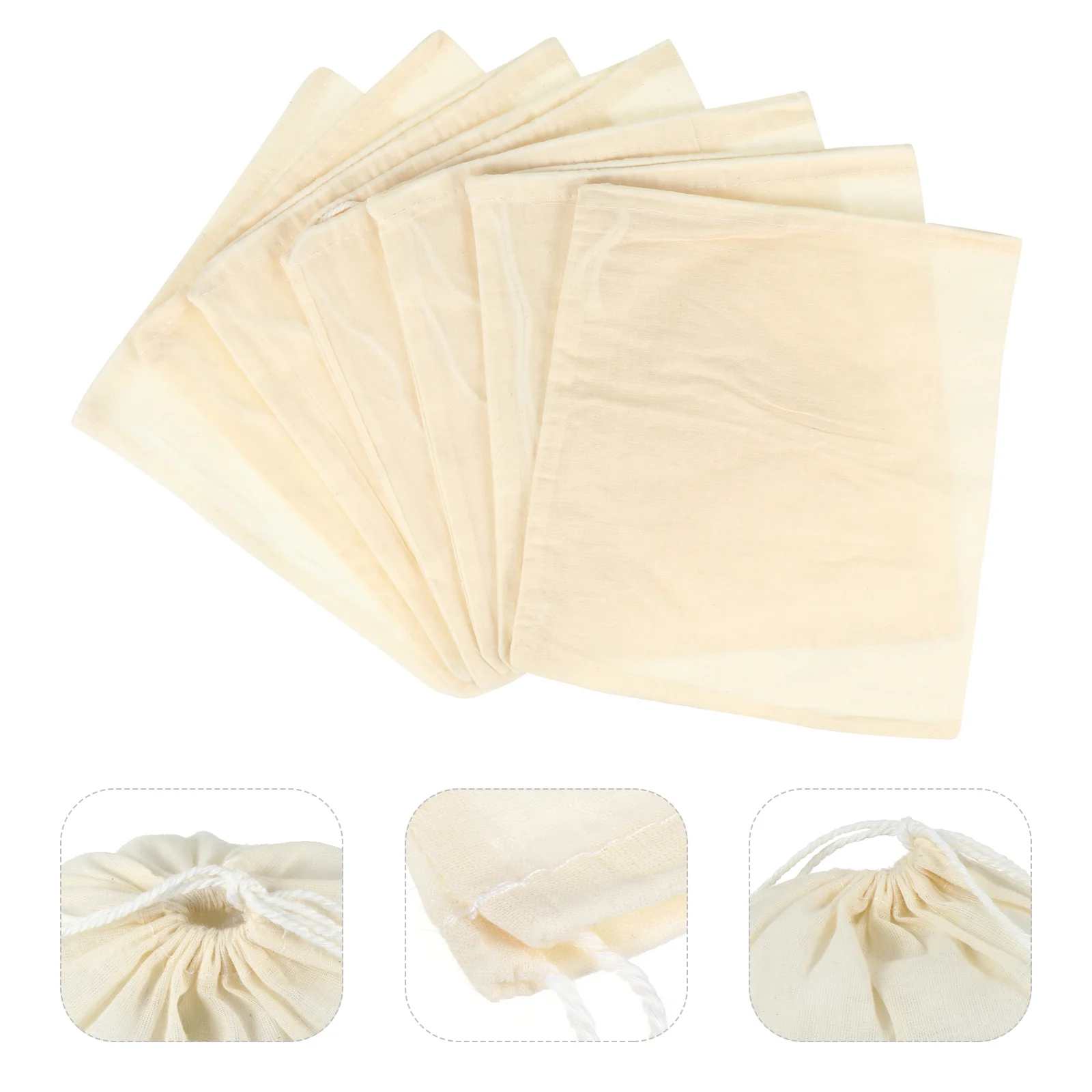 Tea Straining Brew Filter Drawstring Strainer Nut Large Bone Broth Infuser Reusable Cheesecloth
Tea Straining Brew Filter Drawstring Strainer Nut Large Bone Broth Infuser Reusable Cheesecloth