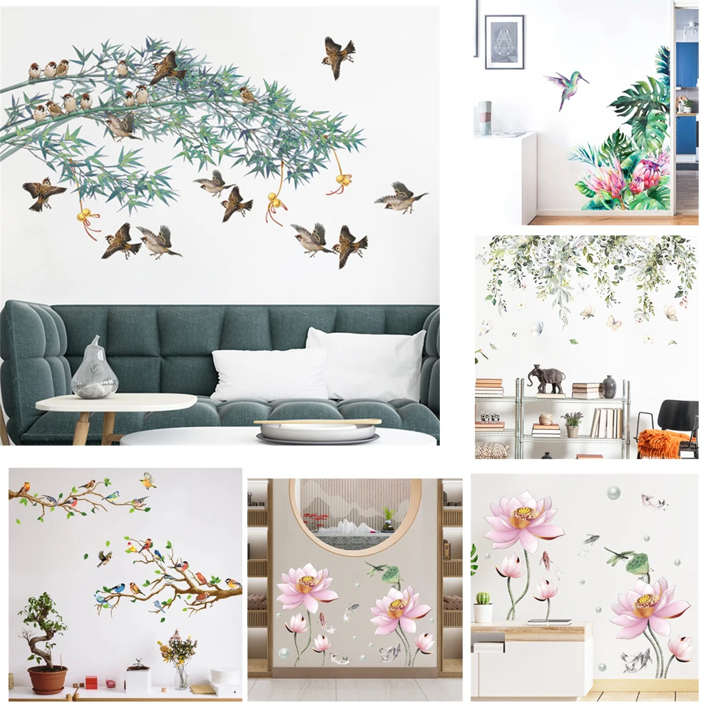 Bird on branch Wall Sticker living room sofa TV background for home decoration wallpaper bedroom office Self-adhesive stickers
Bird on branch Wall Sticker living room sofa TV background for home decoration wallpaper bedroom office Self-adhesive stickers