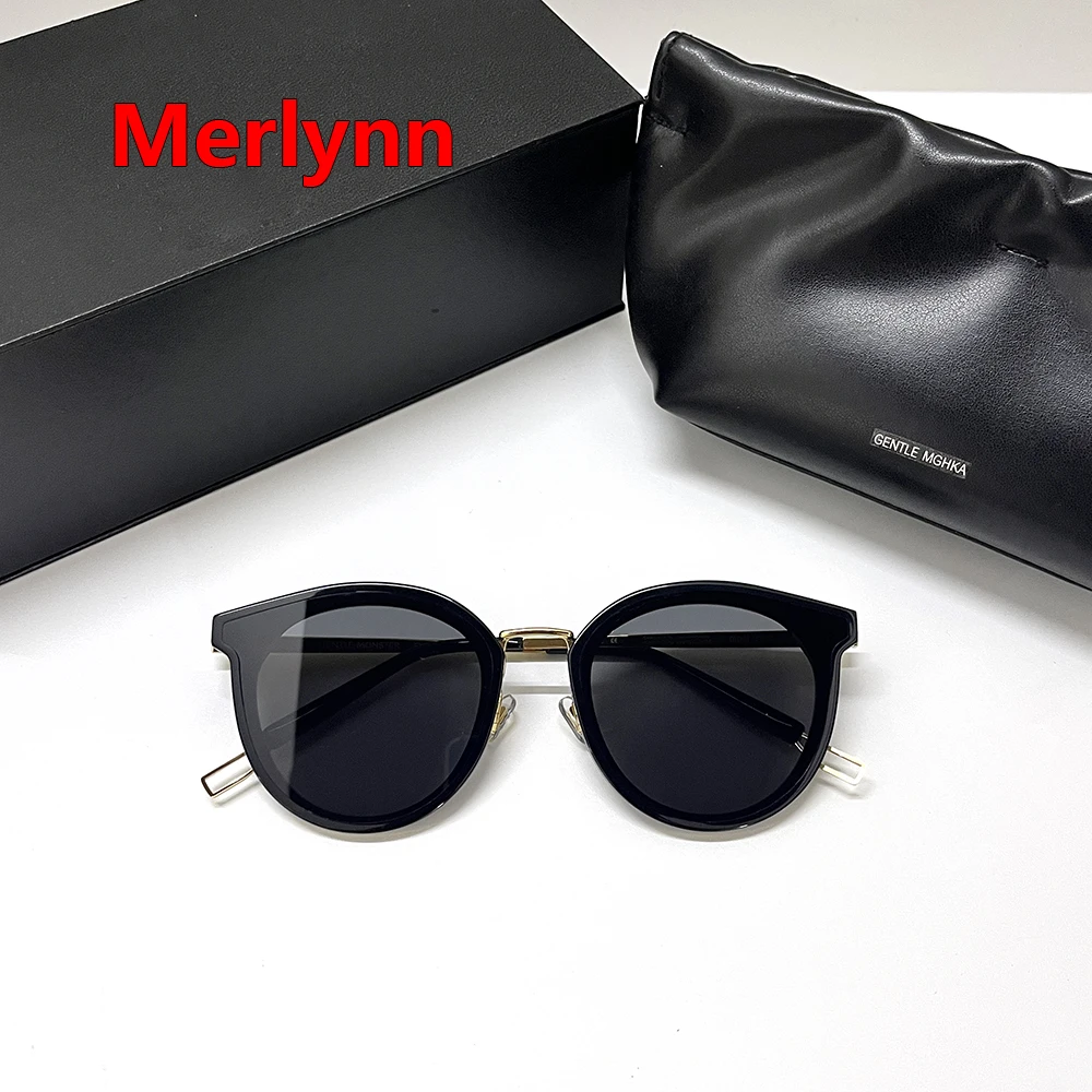 Fashion Lady Korea GM Sunglasses GENTLE Brand MERLYNN Sunglasses Women Men Round Acetate SunGlass Polarized UV400 Sunglasses
Fashion Lady Korea GM Sunglasses GENTLE Brand MERLYNN Sunglasses Women Men Round Acetate SunGlass Polarized UV400 Sunglasses