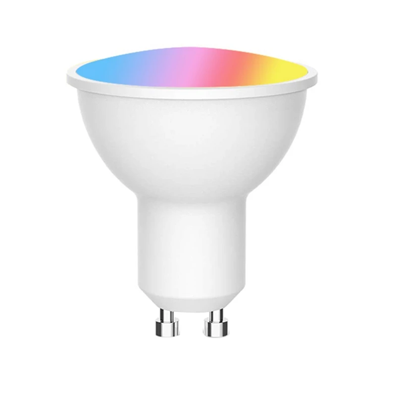 

Gu10 Spotlight Wifi Smart Bulb Home Lighting Lamp 5W RGB+CW(2700-6500K)Magic LED Change Color Light Bulb Dimmable IOS Android