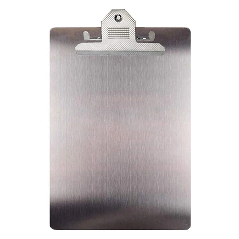 File Folder Metal Clipboard A4 Stainless Steel Clip Board Organizer Binder Board Menu Splint For Office School Teach
File Folder Metal Clipboard A4 Stainless Steel Clip Board Organizer Binder Board Menu Splint For Office School Teach