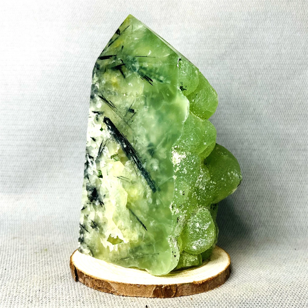 Natural Gem Grape Agate Black Tourmaline Green Crystal Mineral Specimen Prenite with epidote Crystal and Stone Healing
Natural Gem Grape Agate Black Tourmaline Green Crystal Mineral Specimen Prenite with epidote Crystal and Stone Healing