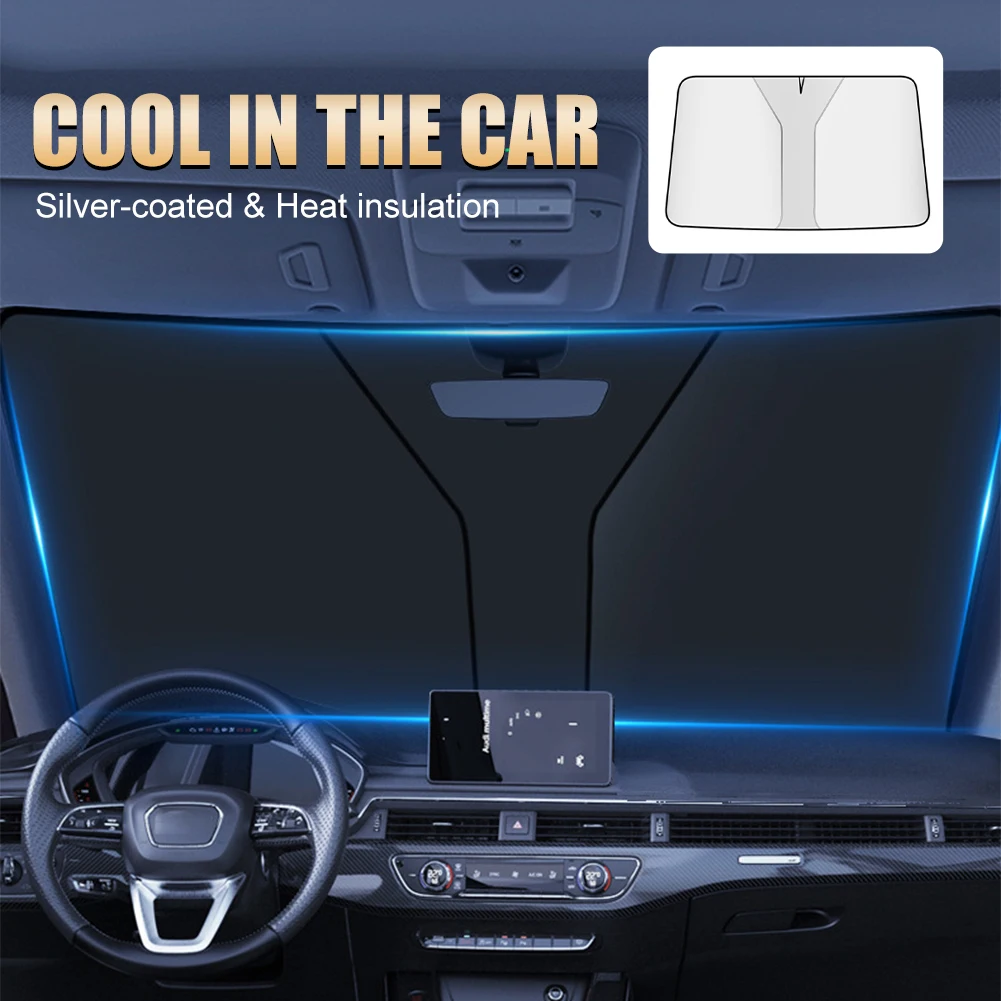 Universal Car Windshield Sunshades Front Window Sunshade Car Windshield Cover UV Sun Protector Heat Insulation Cover Auto Parts
Universal Car Windshield Sunshades Front Window Sunshade Car Windshield Cover UV Sun Protector Heat Insulation Cover Auto Parts