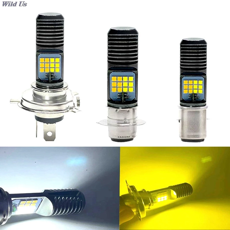 H4 H6 BA20D LED Motorcycle Headlight Bulbs 6000k Hi/lo Beam 3030 12SMD Moto LED Scooter ATV Accessories Fog lamp Yellow white
H4 H6 BA20D LED Motorcycle Headlight Bulbs 6000k Hi/lo Beam 3030 12SMD Moto LED Scooter ATV Accessories Fog lamp Yellow white