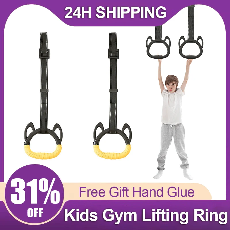 Kids Gym Lifting Ring Adjustable Strap Pull Up Strength Training Equipment Children Fitness Strength Training Indoor Cross fit
Kids Gym Lifting Ring Adjustable Strap Pull Up Strength Training Equipment Children Fitness Strength Training Indoor Cross fit