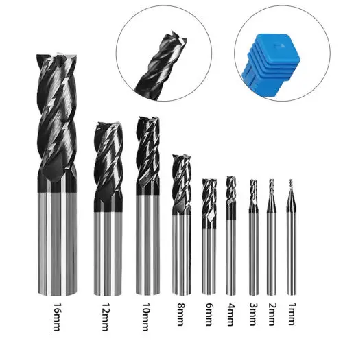 4 Flutes Carbide End Mill Tungsten Steel Milling Cutter TiAlN Coated 1mm 2mm 3mm 4mm 6mm Metal Cutter Endmill Milling Tools
4 Flutes Carbide End Mill Tungsten Steel Milling Cutter TiAlN Coated 1mm 2mm 3mm 4mm 6mm Metal Cutter Endmill Milling Tools