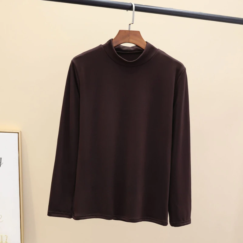 2022 Early Autumn Slim Fit Bottoming Shirt Solid Color Half Turtleneck All-match Bottoming Shirt Women's Autumn New Ladies
2022 Early Autumn Slim Fit Bottoming Shirt Solid Color Half Turtleneck All-match Bottoming Shirt Women's Autumn New Ladies