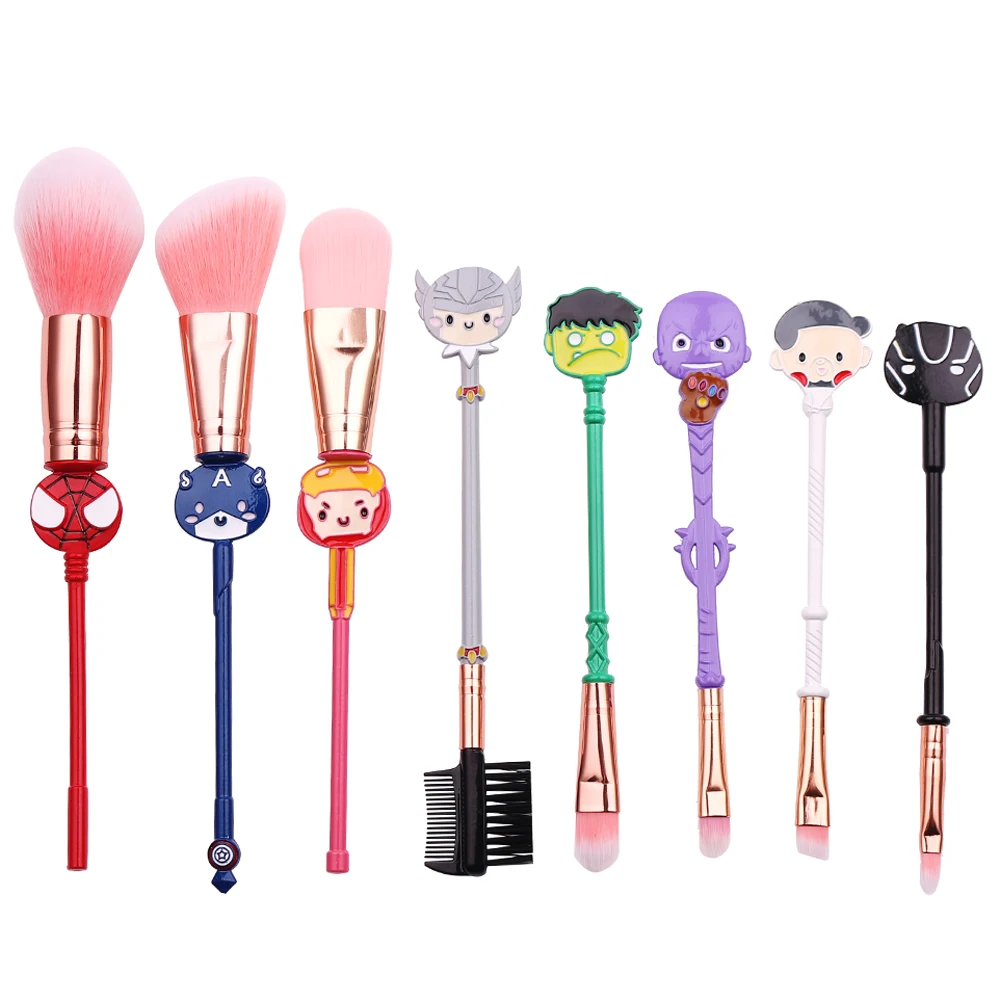 8pcs Avengers Makeup Brush Set Superhero Iron Man Thor Hulk Thanos Eyeshadow Blush Powder Brush Cosmetic Beauty Tools for Women
8pcs Avengers Makeup Brush Set Superhero Iron Man Thor Hulk Thanos Eyeshadow Blush Powder Brush Cosmetic Beauty Tools for Women
