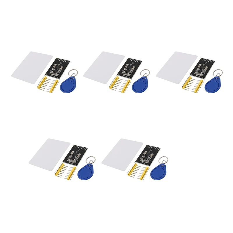 5-кратный минимодуль Rfid-датчика Rc522, кардридер, записывающий модуль I2C Iic интерфейс, Ic карта, модуль радиочастотного датчика Rc522 13,56 МГц
5-кратный минимодуль Rfid-датчика Rc522, кардридер, записывающий модуль I2C Iic интерфейс, Ic карта, модуль радиочастотного датчика Rc522 13,56 МГц