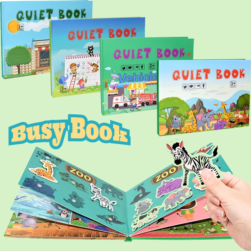 Kids Quiet Busy Book Montessori Toys Baby Learning Friut Animal Sorting Matching Puzzle Game Educational Book Toy for Child Gift
Kids Quiet Busy Book Montessori Toys Baby Learning Friut Animal Sorting Matching Puzzle Game Educational Book Toy for Child Gift
