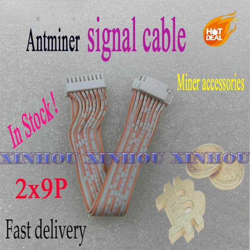 Antminer mining signal cable 2x9 pins communication data cable 2.0 for asic bitcoin miner S9 S9K Z11 Z9 z9mini E3 K5 L3 A1 Z15
Antminer mining signal cable 2x9 pins communication data cable 2.0 for asic bitcoin miner S9 S9K Z11 Z9 z9mini E3 K5 L3 A1 Z15