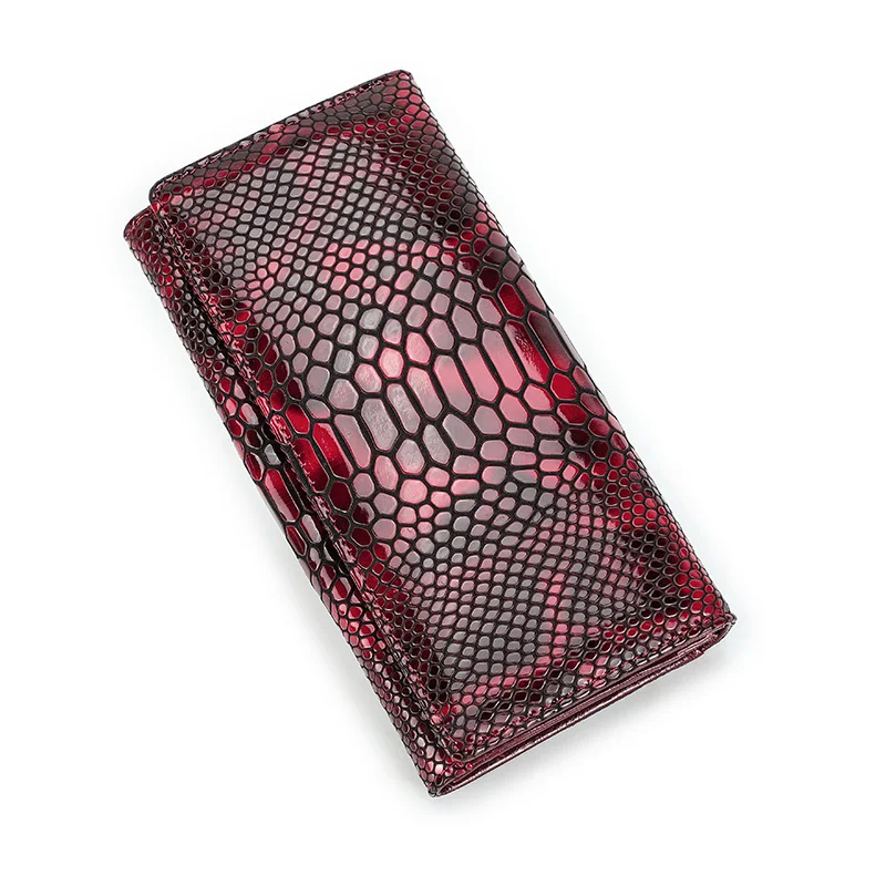 CONTACT'S Long Wallet Women Hasp Coin Purse Ladies Card Holder Serpentine Leather Large Capacity for Cell Phones
CONTACT'S Long Wallet Women Hasp Coin Purse Ladies Card Holder Serpentine Leather Large Capacity for Cell Phones