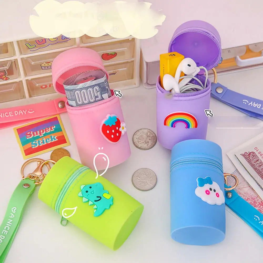 Mini Lovely Cute Pattern Coin Pocket Silicone Portable Bucket Bag Coin Purse Key Chain Headphone Storage Bag
Mini Lovely Cute Pattern Coin Pocket Silicone Portable Bucket Bag Coin Purse Key Chain Headphone Storage Bag