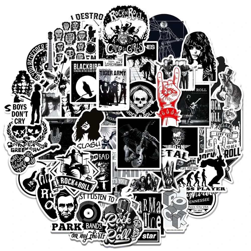 10/30/50 PCS Gothic Cartoon Rock Series Metal Rock Graffiti Stickers DIY Luggage Phone Guitar Laptop Fans Music Party Sticker
10/30/50 PCS Gothic Cartoon Rock Series Metal Rock Graffiti Stickers DIY Luggage Phone Guitar Laptop Fans Music Party Sticker