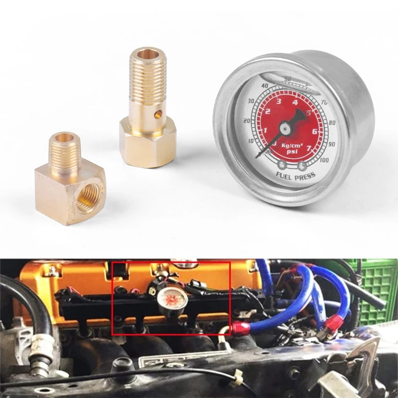 Автомобильный манометр для топлива 0-100PSI, универсальный 1/8 NPT для S2000 00-03 Civic R2LC
Автомобильный манометр для топлива 0-100PSI, универсальный 1/8 NPT для S2000 00-03 Civic R2LC