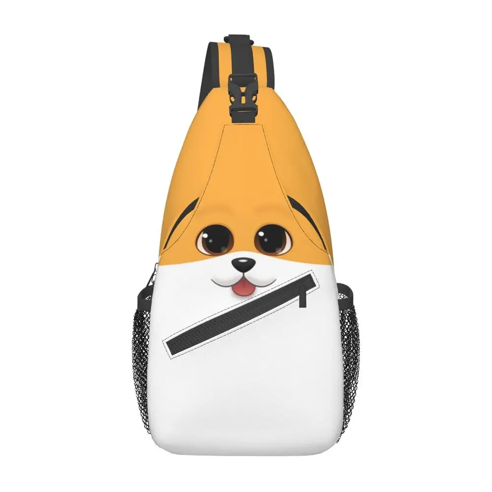 Симпатичная сумка Corgi слинг щенок, мужская сумка через плечо, крутая сумка с вышивкой, вельш корги, рюкзак на плечо для путешествий 
Симпатичная сумка Corgi слинг щенок, мужская сумка через плечо, крутая сумка с вышивкой, вельш корги, рюкзак на плечо для путешествий