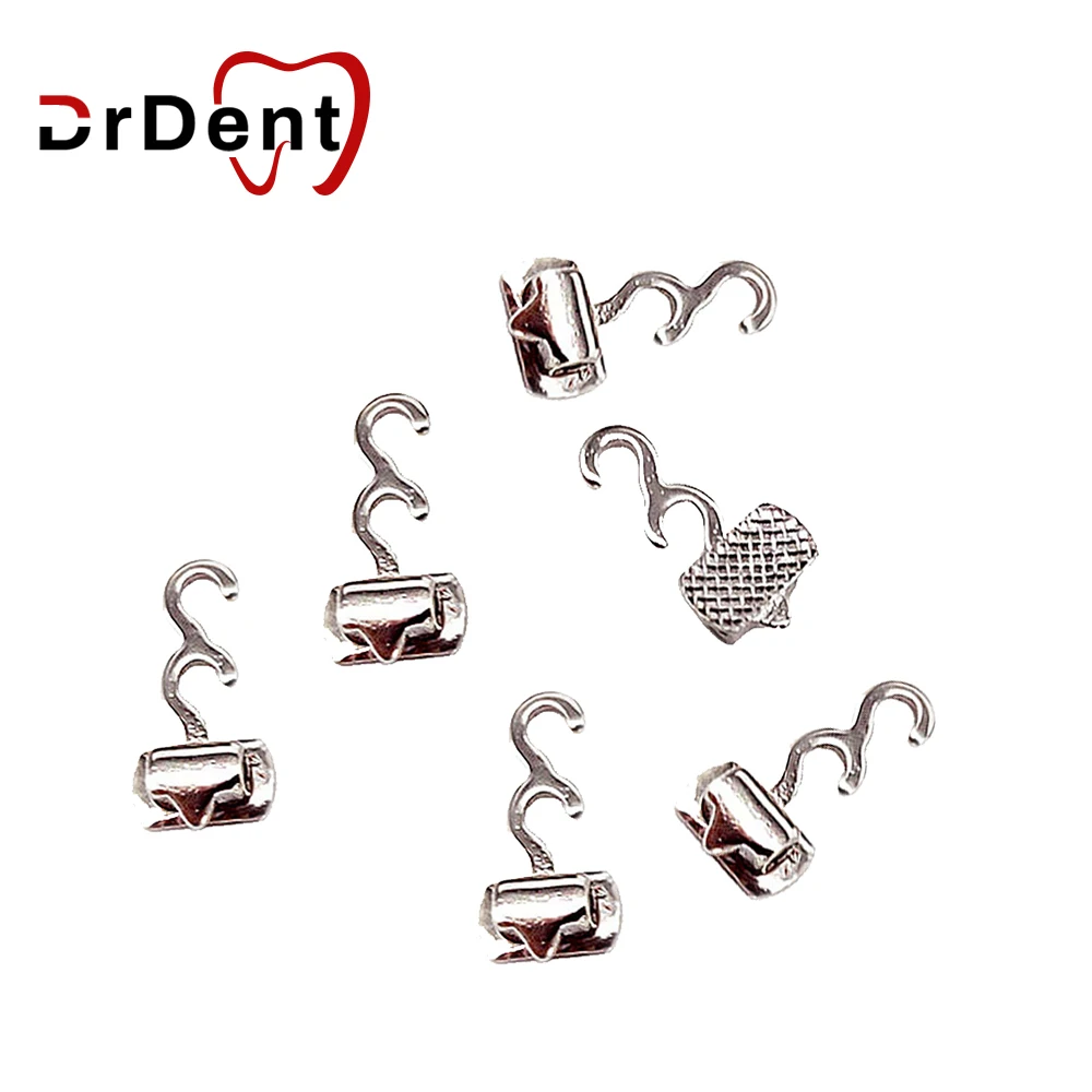 Drdent Dental Multi-Function Long Hook Bondable Lingual Button Mesh Base Sliding Crimpable Hook Long Curved 50pcs/Box
Drdent Dental Multi-Function Long Hook Bondable Lingual Button Mesh Base Sliding Crimpable Hook Long Curved 50pcs/Box