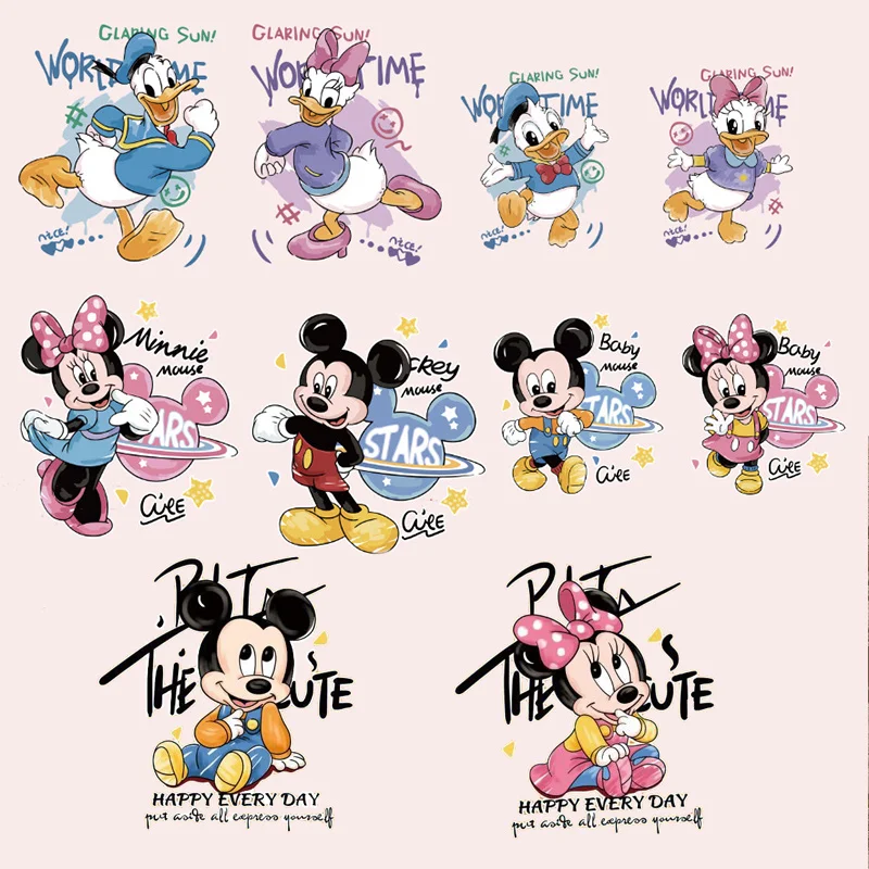 Cartoon Donald Duck Fashion Brand Iron-on Transfers for Clothing Heat Transfer Stickers Disney Mickey Mouse Patches for Clothes
Cartoon Donald Duck Fashion Brand Iron-on Transfers for Clothing Heat Transfer Stickers Disney Mickey Mouse Patches for Clothes