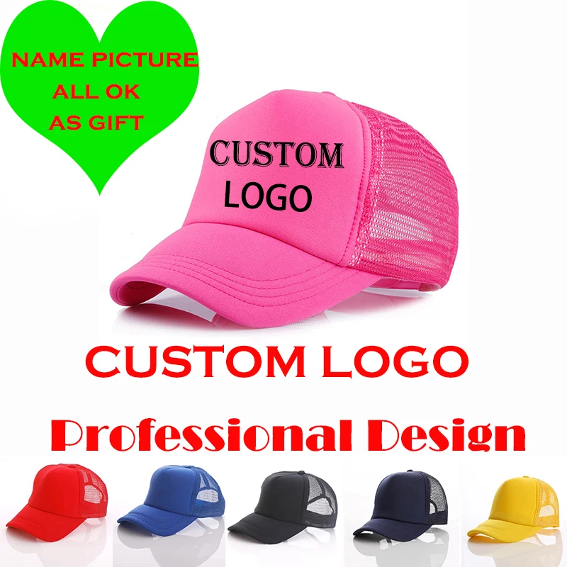 Factory Price! Free Custom Logo Baseball Cap Personality DIY Design Trucker Hat Adjustable Sun Hats For Men Women Dad Hat gorras
Factory Price! Free Custom Logo Baseball Cap Personality DIY Design Trucker Hat Adjustable Sun Hats For Men Women Dad Hat gorras