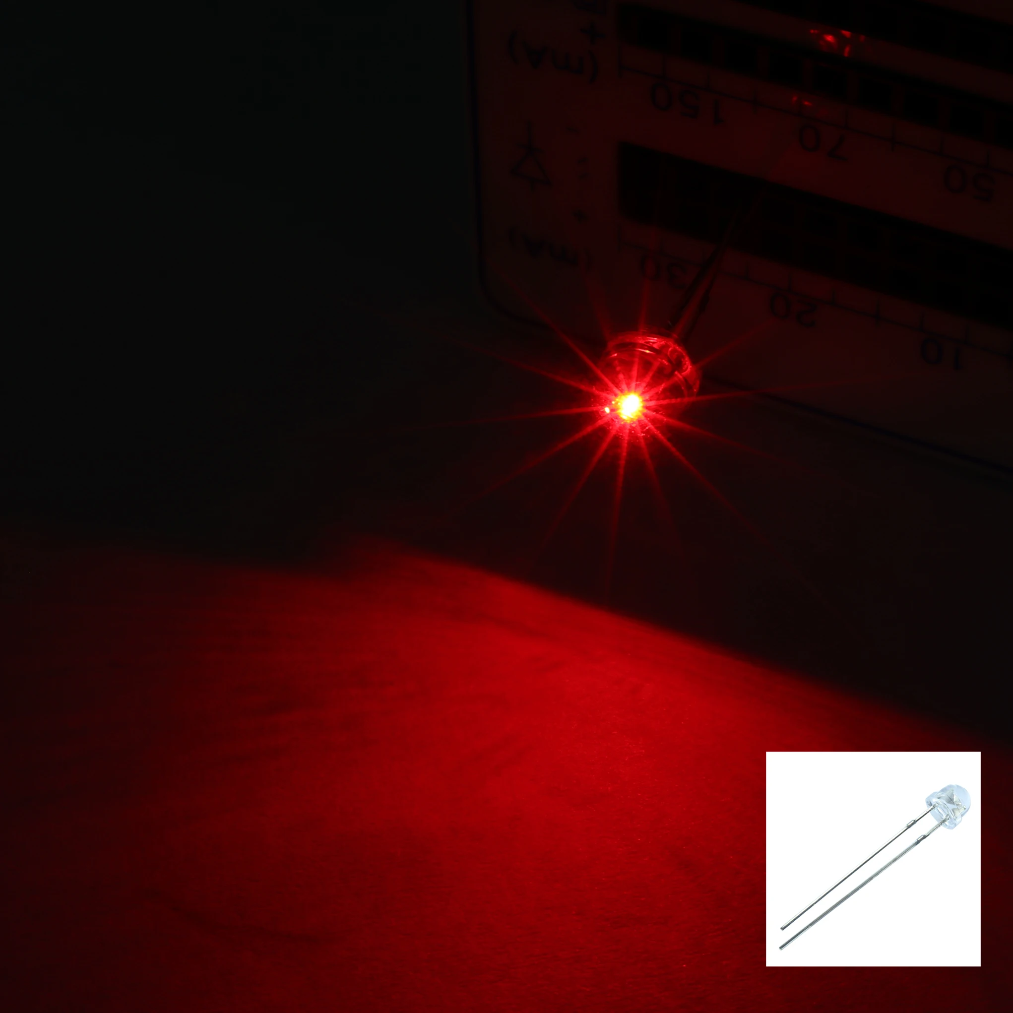 100pcs/pack, high brightness LED red light-emitting diode, 5mm oval, LED red light-emitting astigmatism diode
100pcs/pack, high brightness LED red light-emitting diode, 5mm oval, LED red light-emitting astigmatism diode