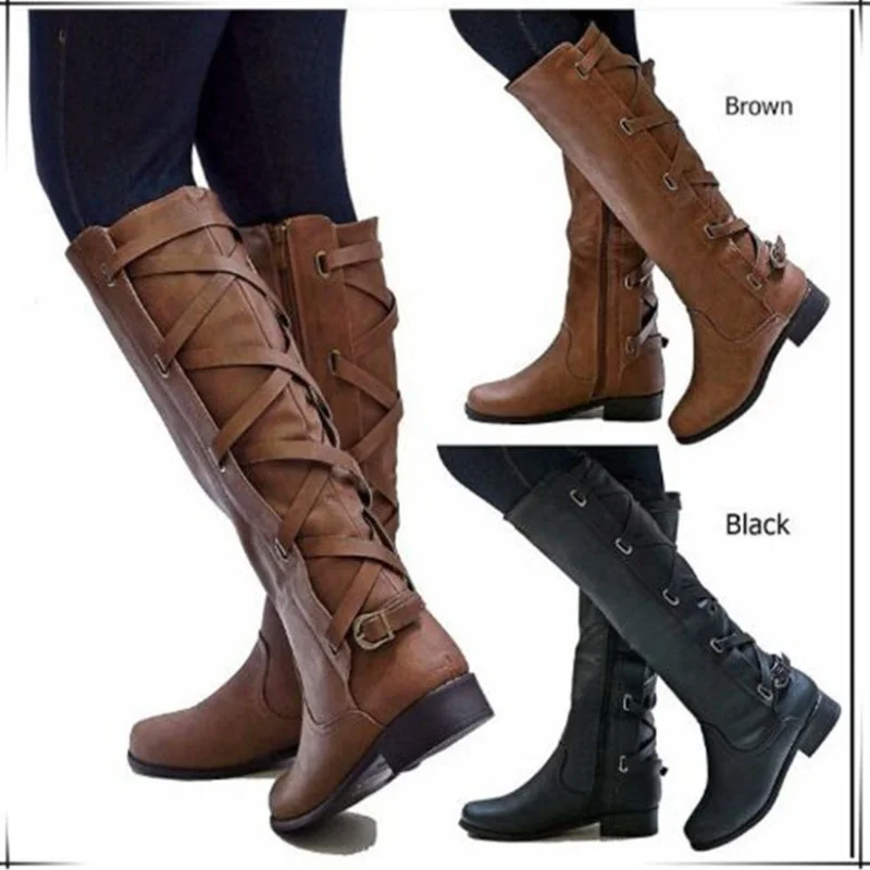 2021 New Autumn/winter Strap Round Toe Long Tube Knight Women's Boots Thick Heel High Tube Waterproof Non-slip Boots
2021 New Autumn/winter Strap Round Toe Long Tube Knight Women's Boots Thick Heel High Tube Waterproof Non-slip Boots