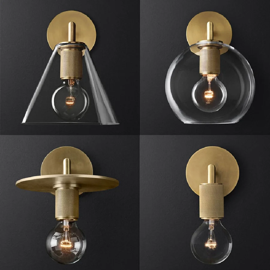 Iwp Copper Wall Light LED Transparent Glass Minimalist Sconce For Living Room Bedroom Study Aisle Cafe Indoor Decor Wall Light
Iwp Copper Wall Light LED Transparent Glass Minimalist Sconce For Living Room Bedroom Study Aisle Cafe Indoor Decor Wall Light