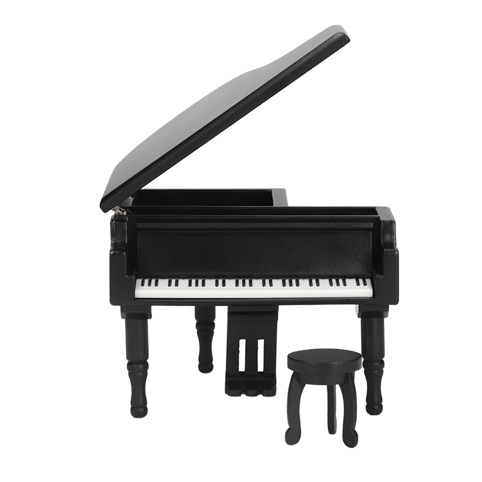 Piano Shaped Music Box Wooden Simulation Piano Music Box Ornament for Christmas Birthday Valentine's Day GiftBlack
Piano Shaped Music Box Wooden Simulation Piano Music Box Ornament for Christmas Birthday Valentine's Day GiftBlack