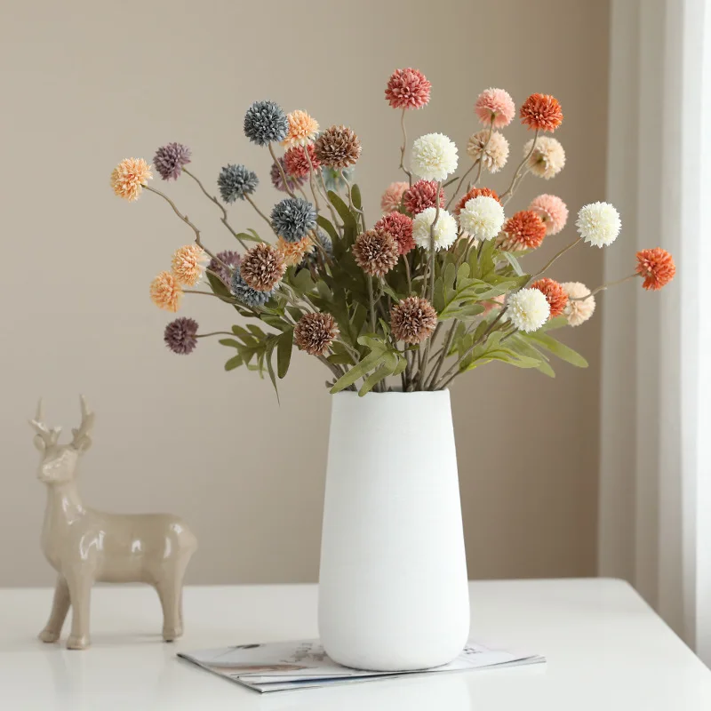 5Heads Dandelion Flower Ball Simulation Bouquets Artificial Flower Wall Fake Flower Home Decoration Wedding Holding Flower
5Heads Dandelion Flower Ball Simulation Bouquets Artificial Flower Wall Fake Flower Home Decoration Wedding Holding Flower