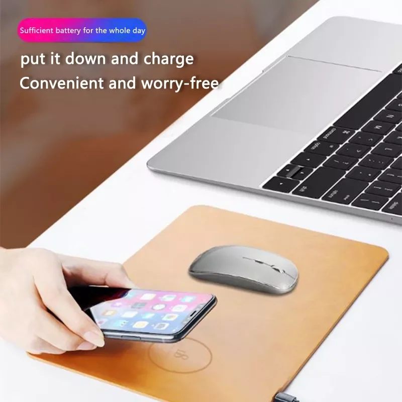 Non-slip Desktop PU Leather Mousepad Charger Qi Wireless Charger Charging Mouse Pad Mat With Cable 13/12/11/8
Non-slip Desktop PU Leather Mousepad Charger Qi Wireless Charger Charging Mouse Pad Mat With Cable 13/12/11/8