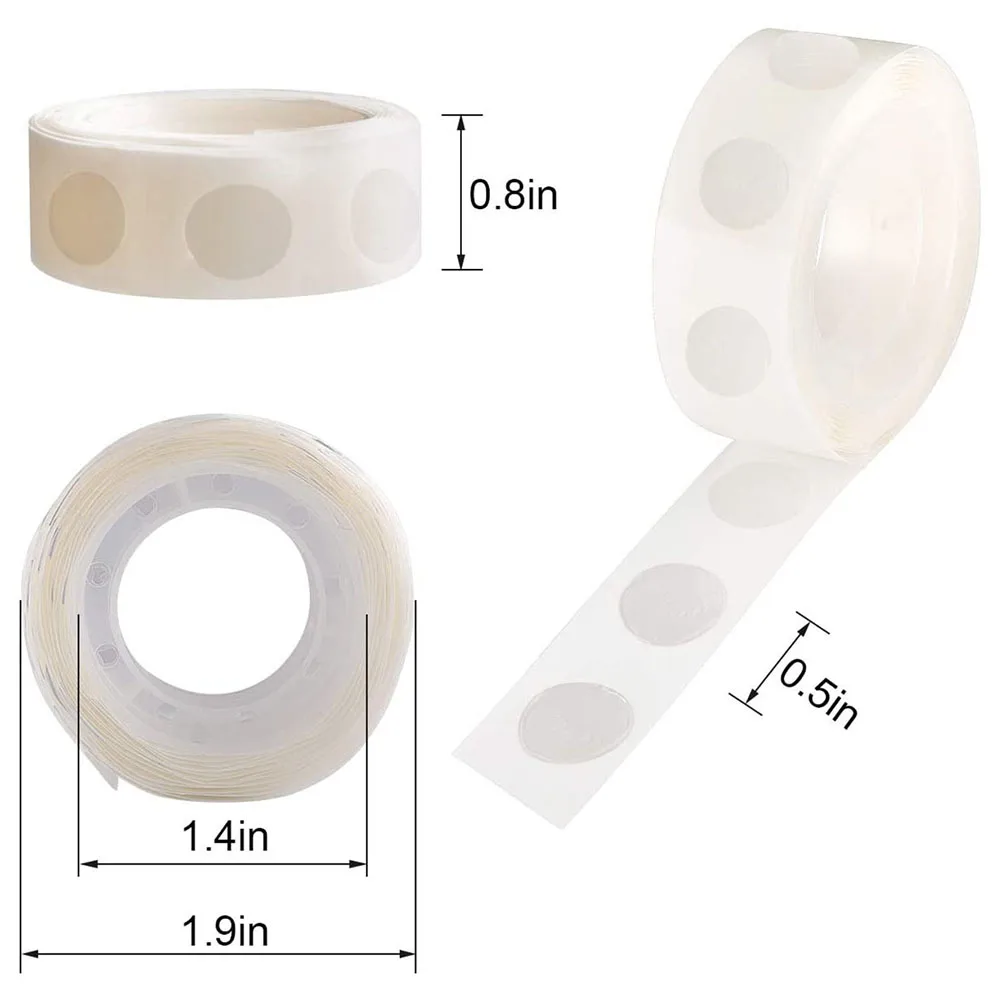 Accessories Adhesive Tape Envelope Gift Card 100 Tablets Per Roll Dots Diameter 12MM Easy To Carry Glue Transparent Durable
Accessories Adhesive Tape Envelope Gift Card 100 Tablets Per Roll Dots Diameter 12MM Easy To Carry Glue Transparent Durable