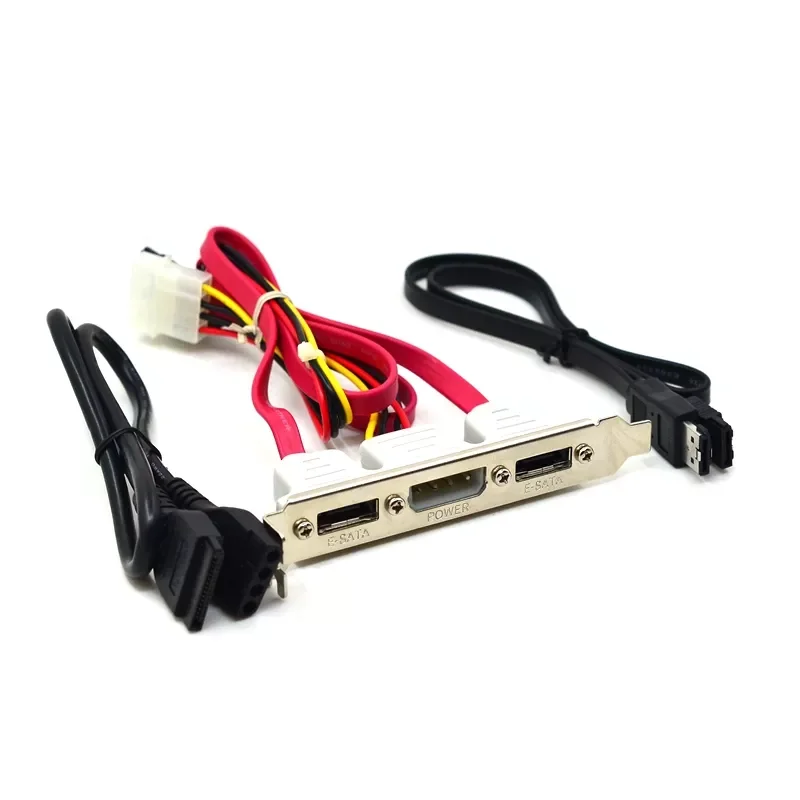 2 порта SATA к eSATA + IDE 4-контактный разъем питания PCI PC компьютерный кронштейн слот кабель 30 см 2 фута внешний комплект 3 в 1
2 порта SATA к eSATA + IDE 4-контактный разъем питания PCI PC компьютерный кронштейн слот кабель 30 см 2 фута внешний комплект 3 в 1