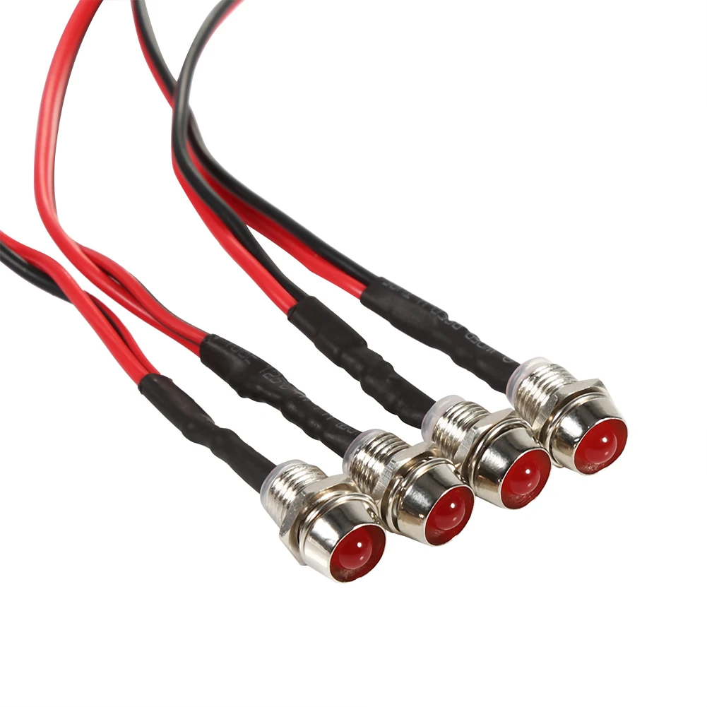 4 Pcs 12v 8mm LED Panel Pilot Dash Warning Light Indicator Lamp Car Van Boat Red Warning Light Warning Light Warning Light
4 Pcs 12v 8mm LED Panel Pilot Dash Warning Light Indicator Lamp Car Van Boat Red Warning Light Warning Light Warning Light