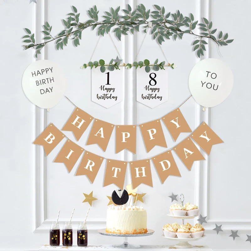 1 Set 1-9th Birthday Party Decorations Kraft Birthday Bunting Garlands Happy Birthday Decoration First Birthday Girl Boy Party
1 Set 1-9th Birthday Party Decorations Kraft Birthday Bunting Garlands Happy Birthday Decoration First Birthday Girl Boy Party