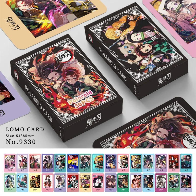 30pcs Demon Slayer LOMO Character Card Demon Slayer Blade Anime Peripheral Double-sided Collection Card Collection Hobby Card
30pcs Demon Slayer LOMO Character Card Demon Slayer Blade Anime Peripheral Double-sided Collection Card Collection Hobby Card