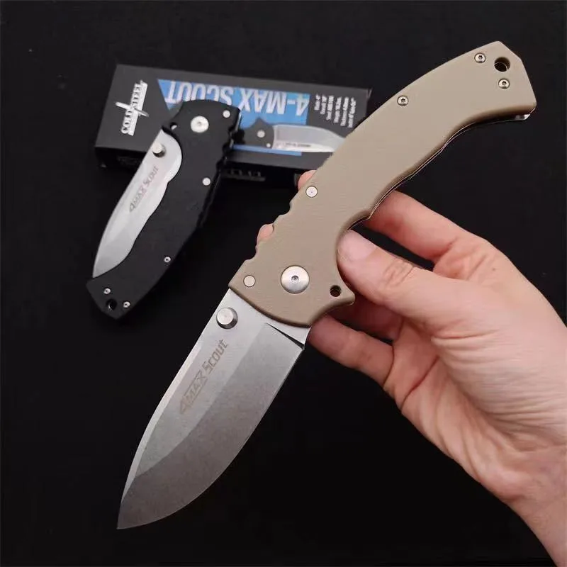 New Cold Steel 62RQ 4-Max Scout AUS-10A Steel Griv-Ex Handle Outdoor Pocket Knife Camp Hunt Survival EDC Folding Knife - 2 Style
New Cold Steel 62RQ 4-Max Scout AUS-10A Steel Griv-Ex Handle Outdoor Pocket Knife Camp Hunt Survival EDC Folding Knife - 2 Style