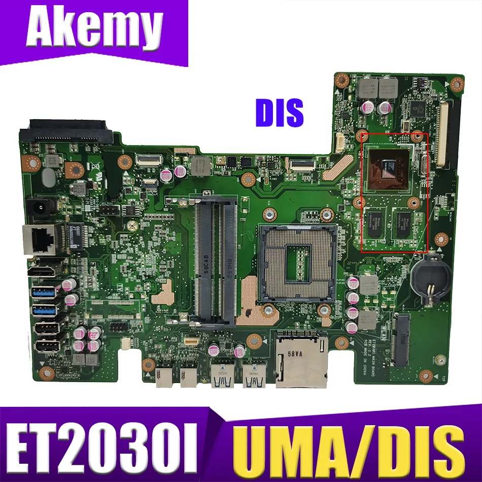 ET2030I Motherboard UMA or VGPU REV 1.2 All-in-one Mainboard for ASUS ET2030I ET2030 Motherboard
ET2030I Motherboard UMA or VGPU REV 1.2 All-in-one Mainboard for ASUS ET2030I ET2030 Motherboard