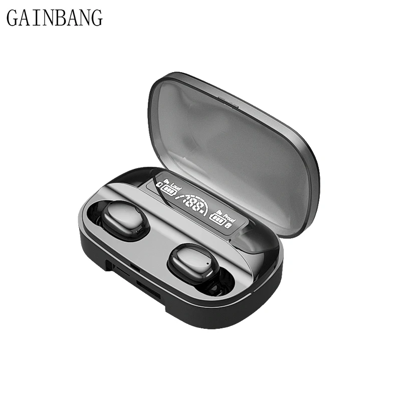 Беспроводные Bluetooth-наушники GAINBANG T16, спортивные стереонаушники-вкладыши, наушники с шумоподавлением, водонепроницаемые наушники с микрофон...
Беспроводные Bluetooth-наушники GAINBANG T16, спортивные стереонаушники-вкладыши, наушники с шумоподавлением, водонепроницаемые наушники с микрофон...